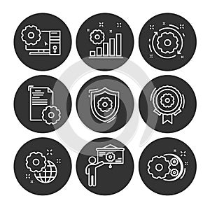 Engineering line icon.